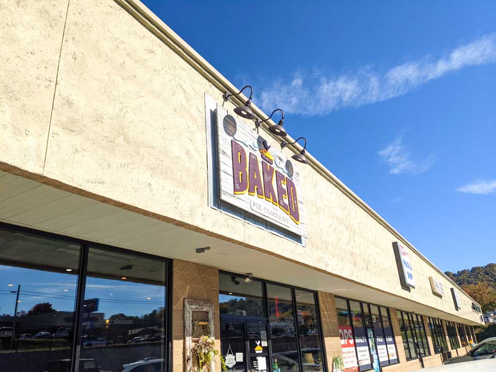 Exterior of Baked Pie Company's Arden location