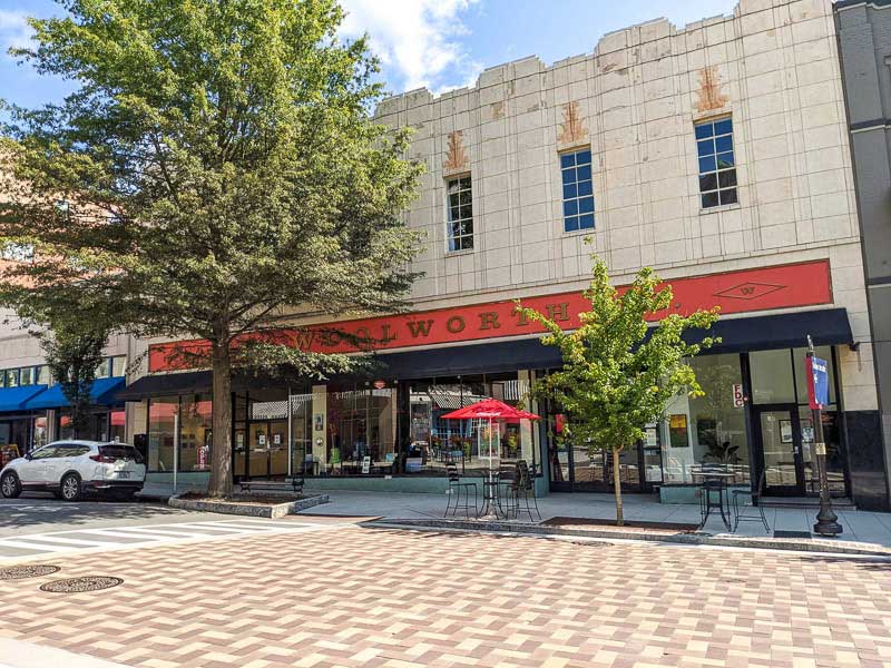 Woolworth Building in Downtown Asheville