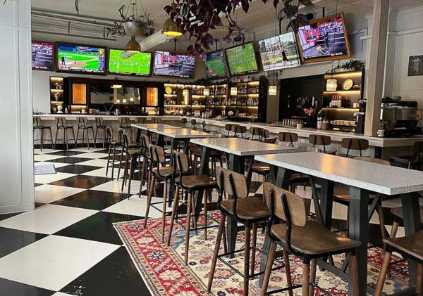 Interior of Asheville Sports Club in Asheville, NC