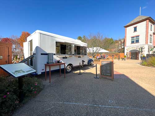 Smokehouse food truck on the Biltmore Estate in Antler Hill Village