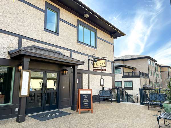 Entrance to Village Social restaurant on The Biltmore Estate