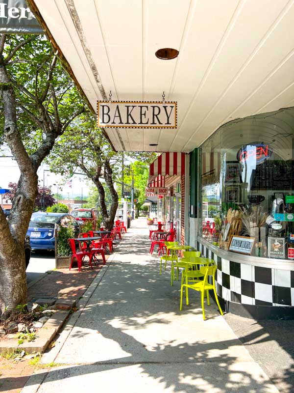 Bracken Mountain Bakery in downtown Brevard NC