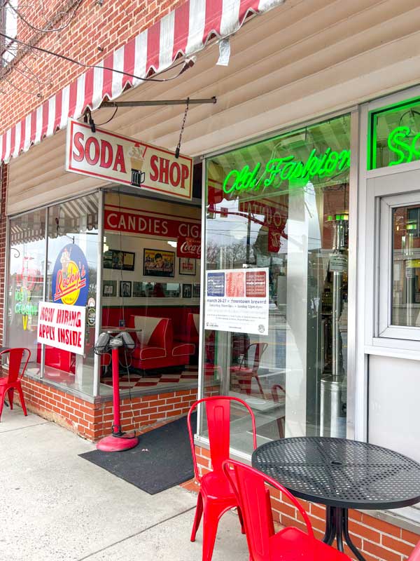 Rocky's Soda Shop in downtown Brevard NC