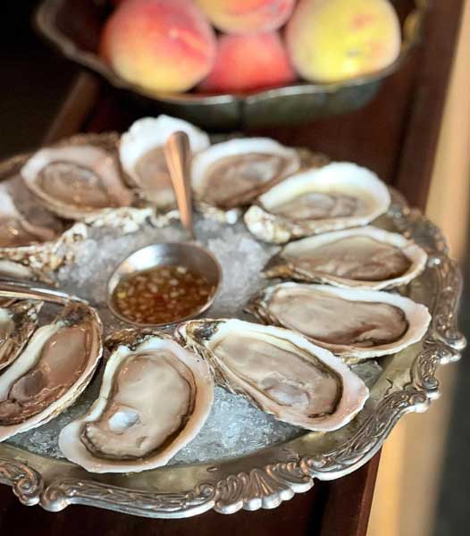 Oysters at Bull and Beggar in Asheville, NC