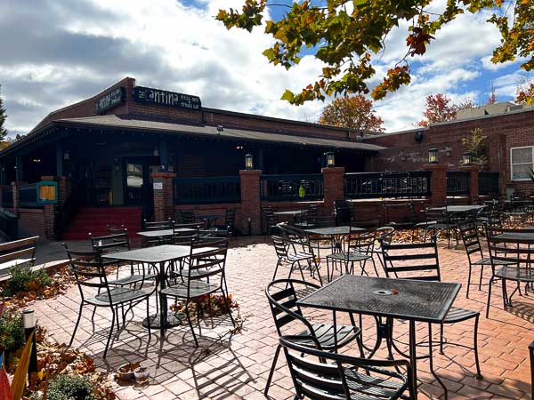 Exterior of Cantina mexican restaurant in Biltmore Village