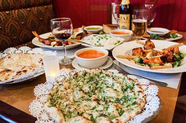 Garlic Naan at Cinnamon Kitchen in South Asheville, NC