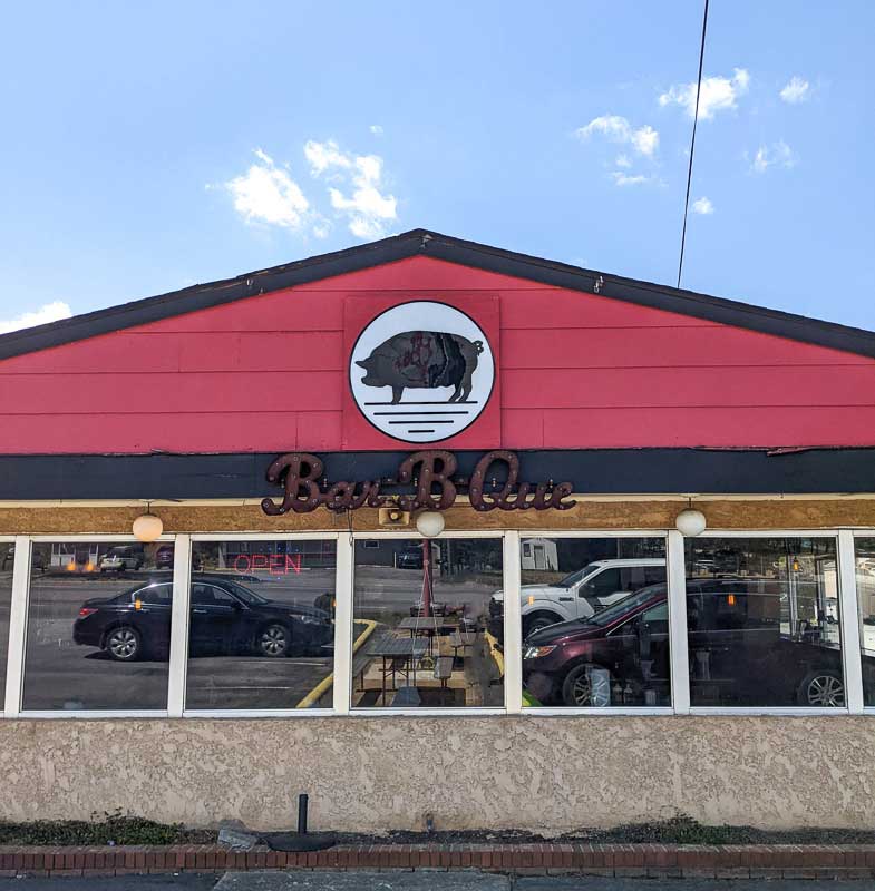 Exterior of Doc Brown's BBQ