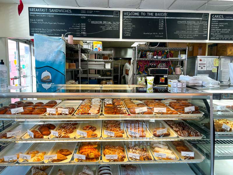 Bakery cake at North Asheville's Geraldine's Bakery