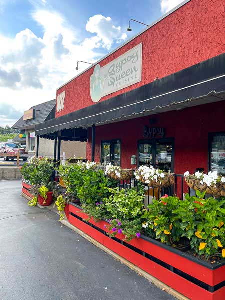 Exterior of Gypsy Queen in West Asheville