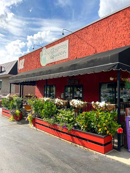 Exterior of Gypsy Queen in West Asheville