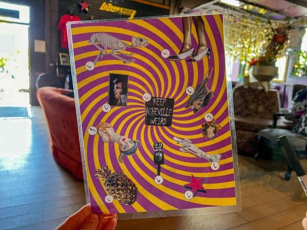 Scavenger hunt for kids at the LaZoom Room in downtown Asheville