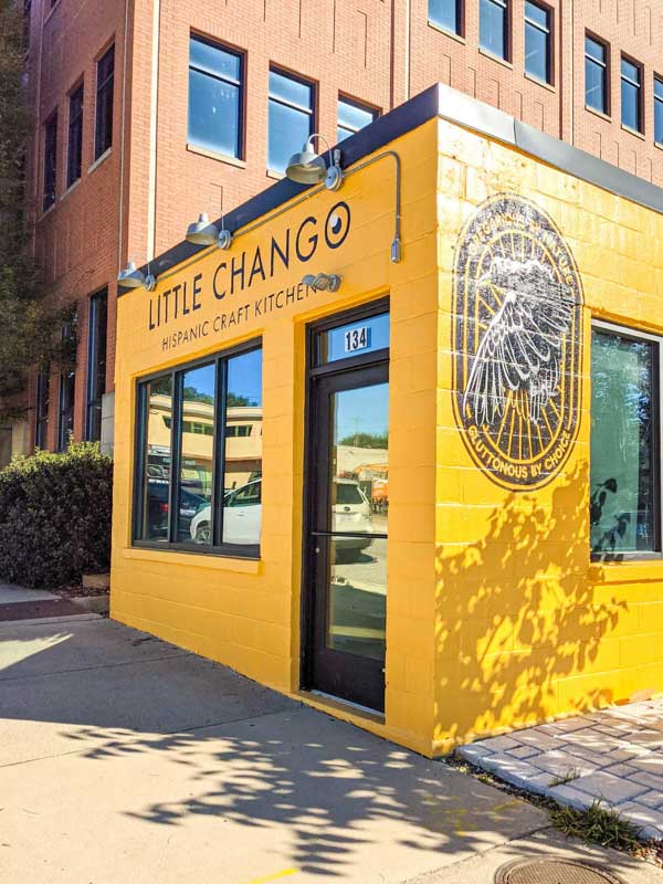 Exterior of Little Chango in Asheville's South Slope