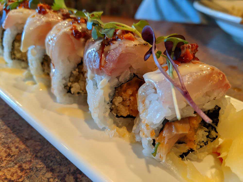 Sushi from Murasaki in Asheville, NC