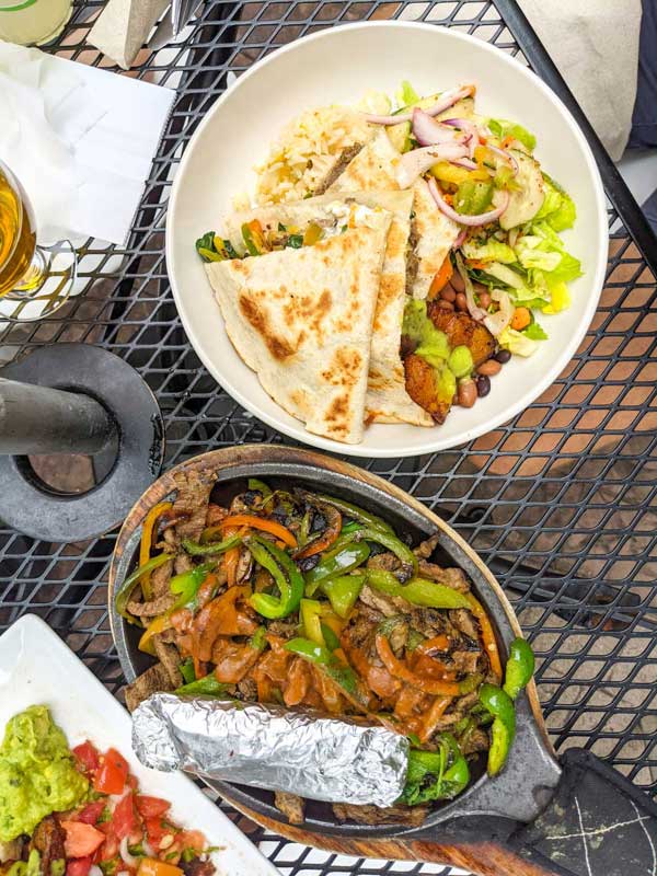 Impromptu Dinner at Salsa's in Downtown Asheville When In Asheville