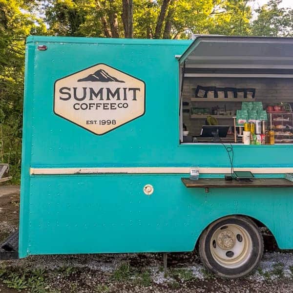 Summit Coffee truck in the River Arts District
