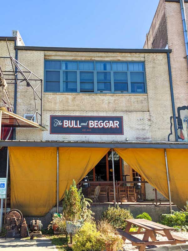 Exterior of The Bull and Beggar at Wedge Studios