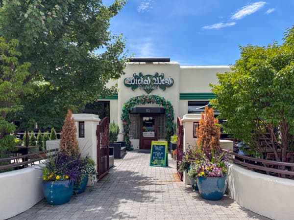 Exterior of Wicked Weed Brew Pub in downtown Asheville